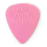 Púa Nylon Rosada 0.60mm Jim Dunlop Para Guitarra 6 Unidades Rosado Standard