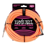 Ernie Ball Cable Para Instrumento P06084 5,49 Mts Naranja