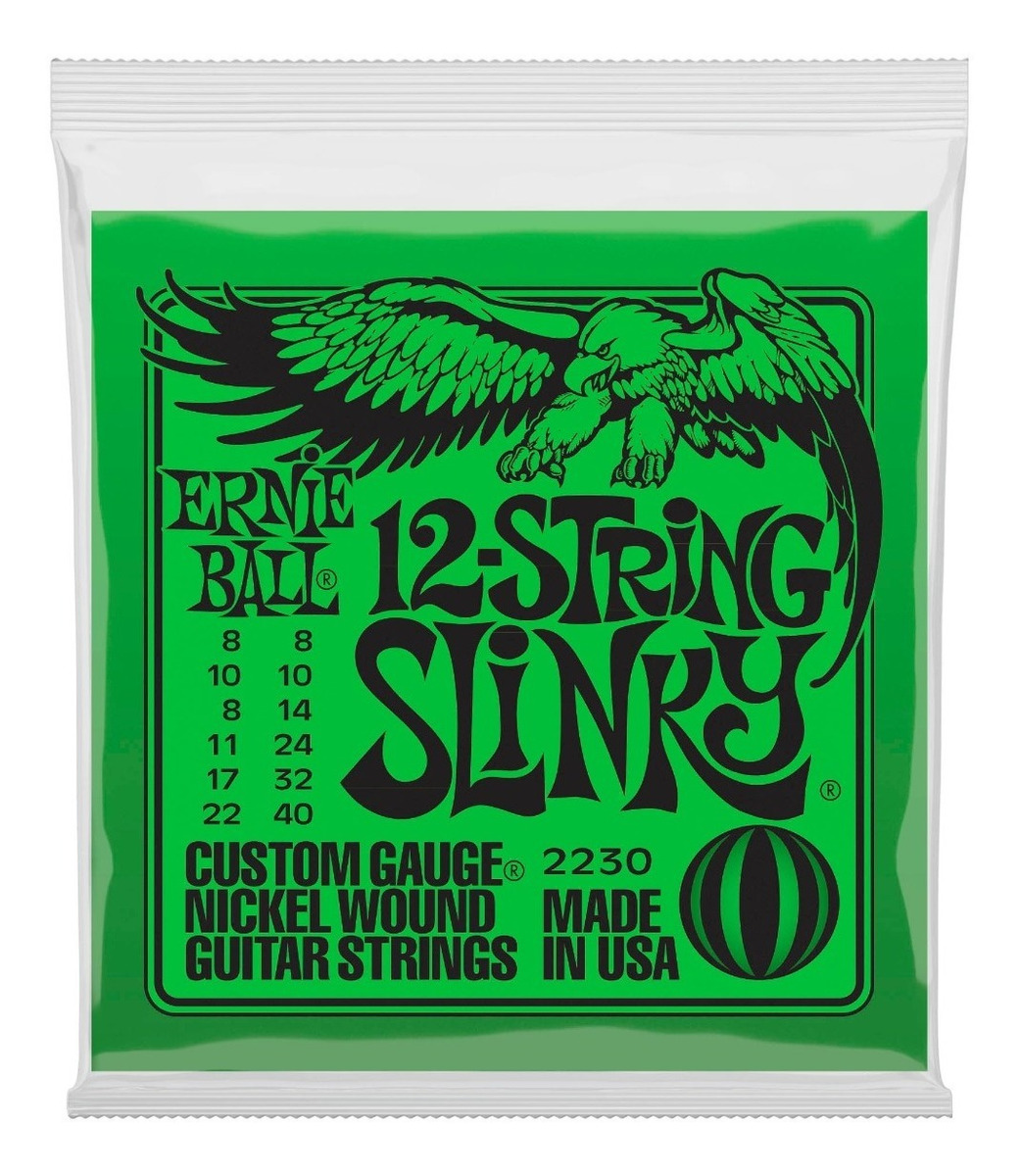 D_745214-MLA43846578242_102020-F.jpg Encordado Ernie Ball 2230 Slinky 08 12 Cuerdas - Oddity - Imagen 1