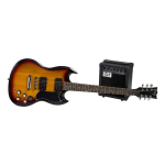 Pack Guitarra Sg Y Amplificador Creep Completo Sb