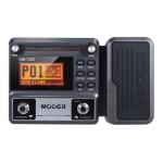 Pedalera Multiefectos Mooer Ge100 Para Guitarra Eléctrica Y Acústica Negro