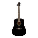Guitarra Ac?stica Creep Negra Cuerdas Acero Mf125b Con Funda - Imagen 2