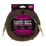 Cable Plug De 1 Jack Macho A 1 Jack Macho Ernie Ball P06432 Negro Dorado De 18ft