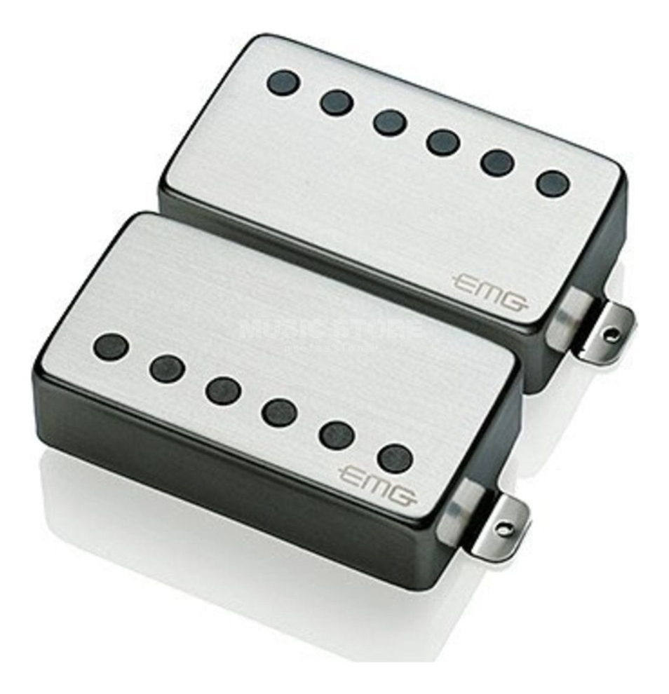 D_756907-MLC73173175405_112023-F.jpg Microfono Para Guitarra Emg Jh Set Brushed Ch James Hetfield - Imagen 1