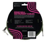 Ernie Ball Cable Instrumento Ernie Ball P06082 5,49 Metros N - Imagen 2