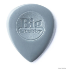 Jim Dunlop Nyl Big Stubby Pack 6 Puas 2.0 Color Dark Grey Tama?o 2.0