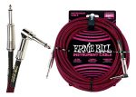Ernie Ball Cable Instrumento P06062 7,5 Metros Negro/ Rojo - Imagen 2