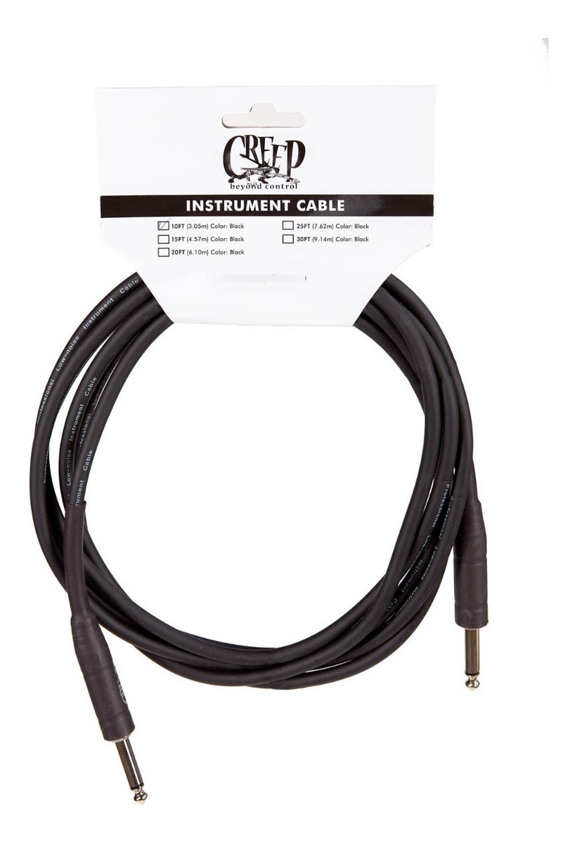 D_770695-MLA52505488598_112022-F.jpg Cable Para Instrumentos 3.05mts Plug Recto Creep - Imagen 1