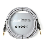 Cable Guitarra Mxr Dciw12 Silver 3,65 Mts Tela Color Plateado
