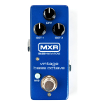 Pedal Para Bajo Mxr M-280 Vintage Bass Octave Mini
