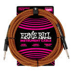 Cable De Instrumento Ernie Ball Trenzado Recto/recto 3 Mts