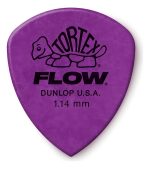 Púas Jim Dunlop Tortex Flow 1.14 Mm Morado Pack 12 Para Guitarra Púas Para Instrumentos De Cuerdas - Imagen 3