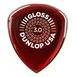 Jim Dunlop Flow Gloss 3.0mm Guitar Picks 3 Pack (550p300)