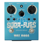 Pedal Delay Way Huge Supa Puss Whe-707 Celeste Para Guitarra Con Tap Tempo