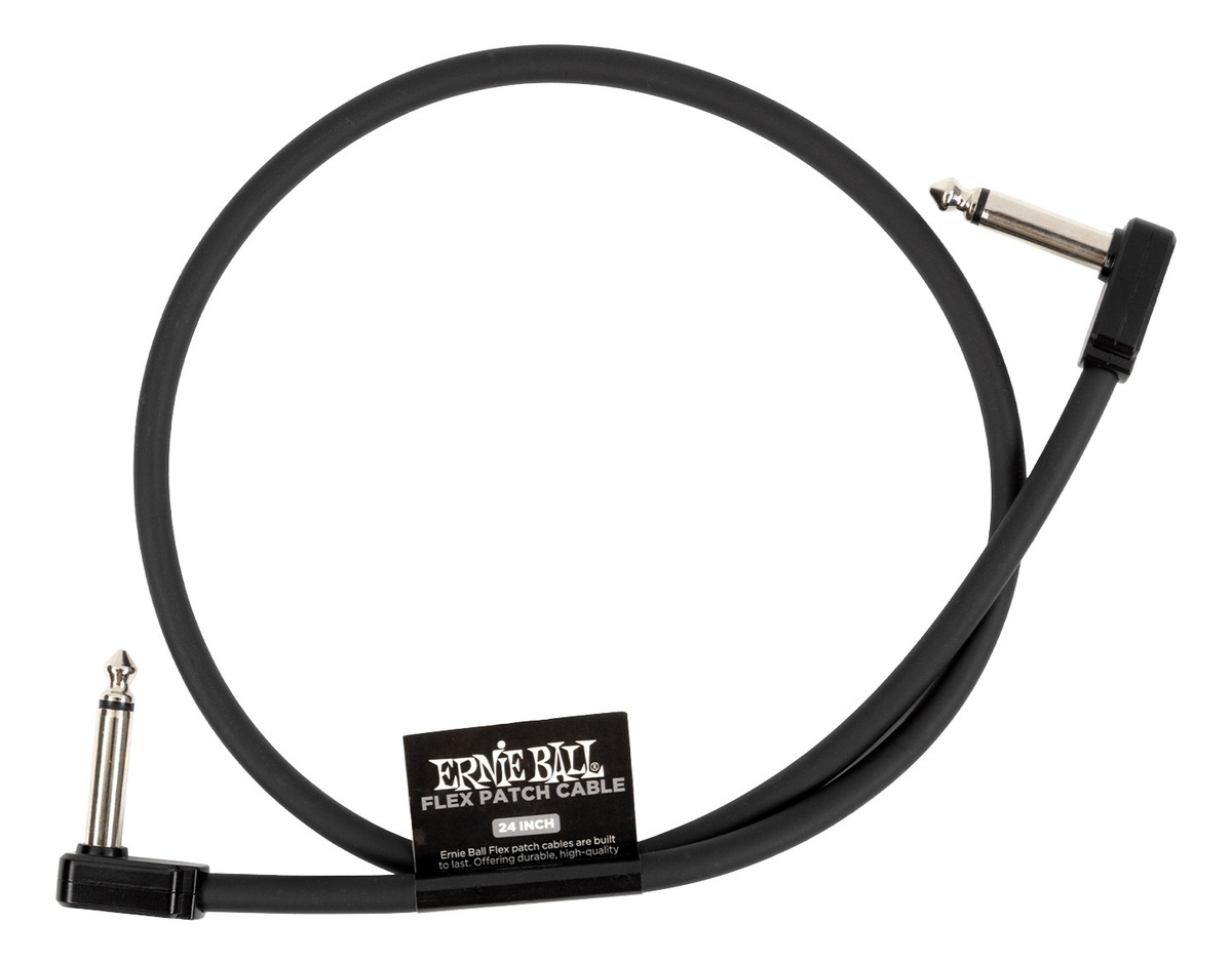 D_787677-MLC82784336769_022025-F.jpg Ernie Ball Cable Interpedal 61 Cm Plug Plano Negro - Imagen 1