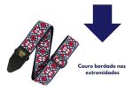 Correa Para Guitarra Ernie Ball P04639 Taos Fire Red Jacq Fire Red Taos - Imagen 2