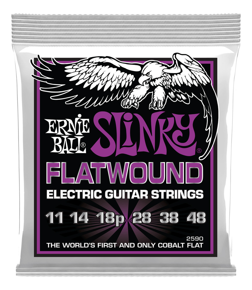 D_798707-MLC73492147692_122023-F.jpg Cuerdas Ernie Ball 2590 Power Slinky Flatwound 11-48 - Imagen 1