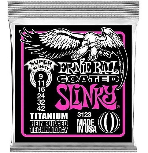 D_809997-MLA31022511963_062019-F.jpg Encordado Eléctrica Ernie Ball Coated Titanium 09 - Imagen 1