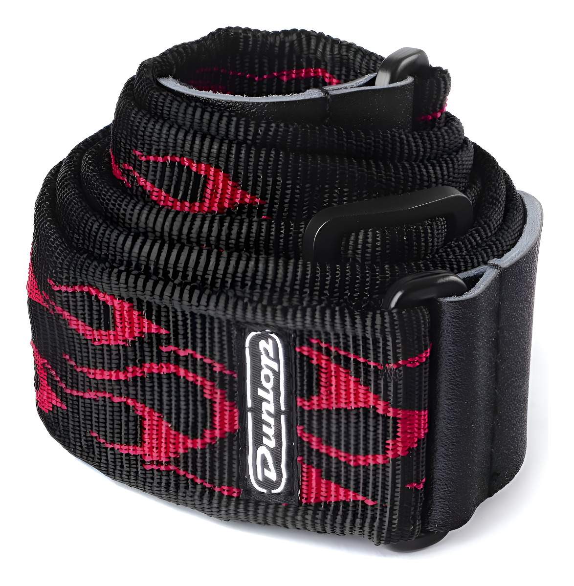 D_816945-MLC92660037771_092025-F.jpg Correa Guitarra/bajo Jim Dunlop D38-11rd Llamas Rojo - Imagen 1