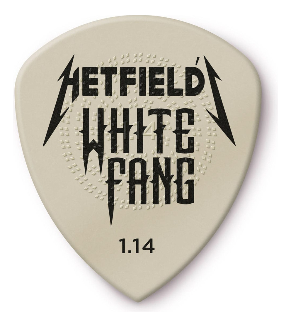 D_818774-MLC79484657416_102024-F.jpg Pack 6 Uñetas Jim Dunlop Hetfield White Fang 01.14 - Imagen 1