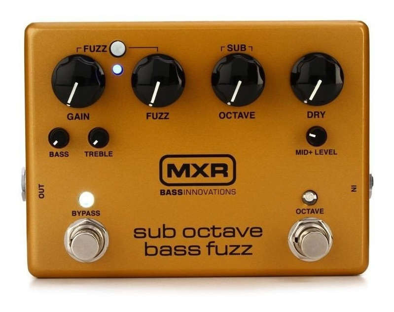 D_819529-MLU73670770733_122023-F.jpg Sub Octave Bass Fuzz / Octavador + Fuzz Mxr M-287 Color Amarillo - Imagen 1