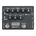 Pedal Mxr Bass D.i.+ M80 Con Distortion Para Bajo Negro