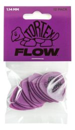 Púas Jim Dunlop Tortex Flow 1.14 Mm Morado Pack 12 Para Guitarra Púas Para Instrumentos De Cuerdas - Imagen 5