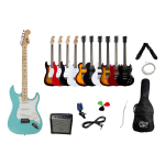 Pack Guitarra Stratocaster Y Amplificador Creep 15w Mgr Fund