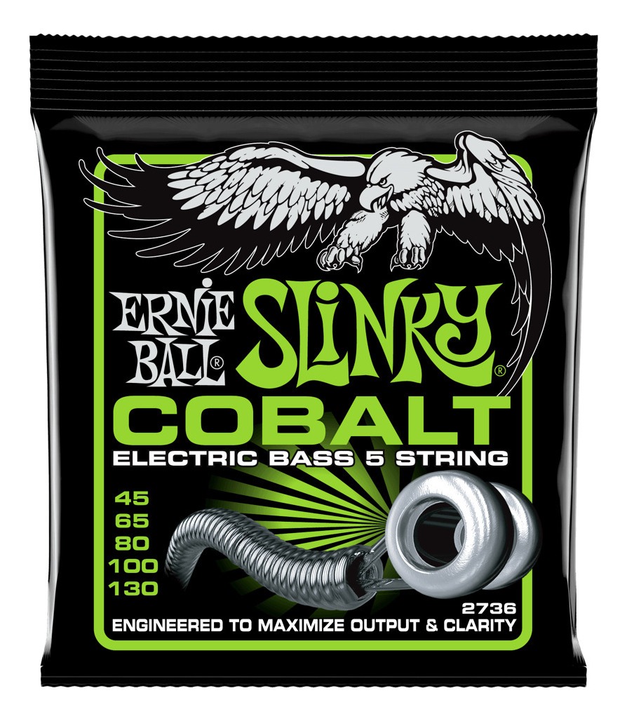 D_840893-MLC32892161356_112019-F.jpg Ernie Ball Cuerdas Para Bajo 5 Cuerdas Slinky Cobalt 45-130 - Imagen 1