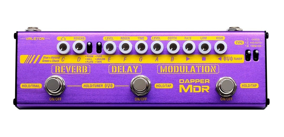 D_843829-MLC43041889270_082020-F.jpg Pedalera Guitarra Delay/ Reverb/ Modulación Valeton Mdr Mes5 - Imagen 1
