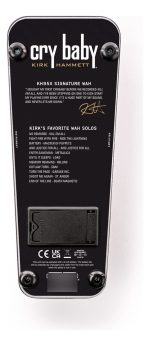 Pedal Dunlop Wah Kh95x Kirk Hammett Collection Cry Baby Violeta Oscuro - Imagen 4