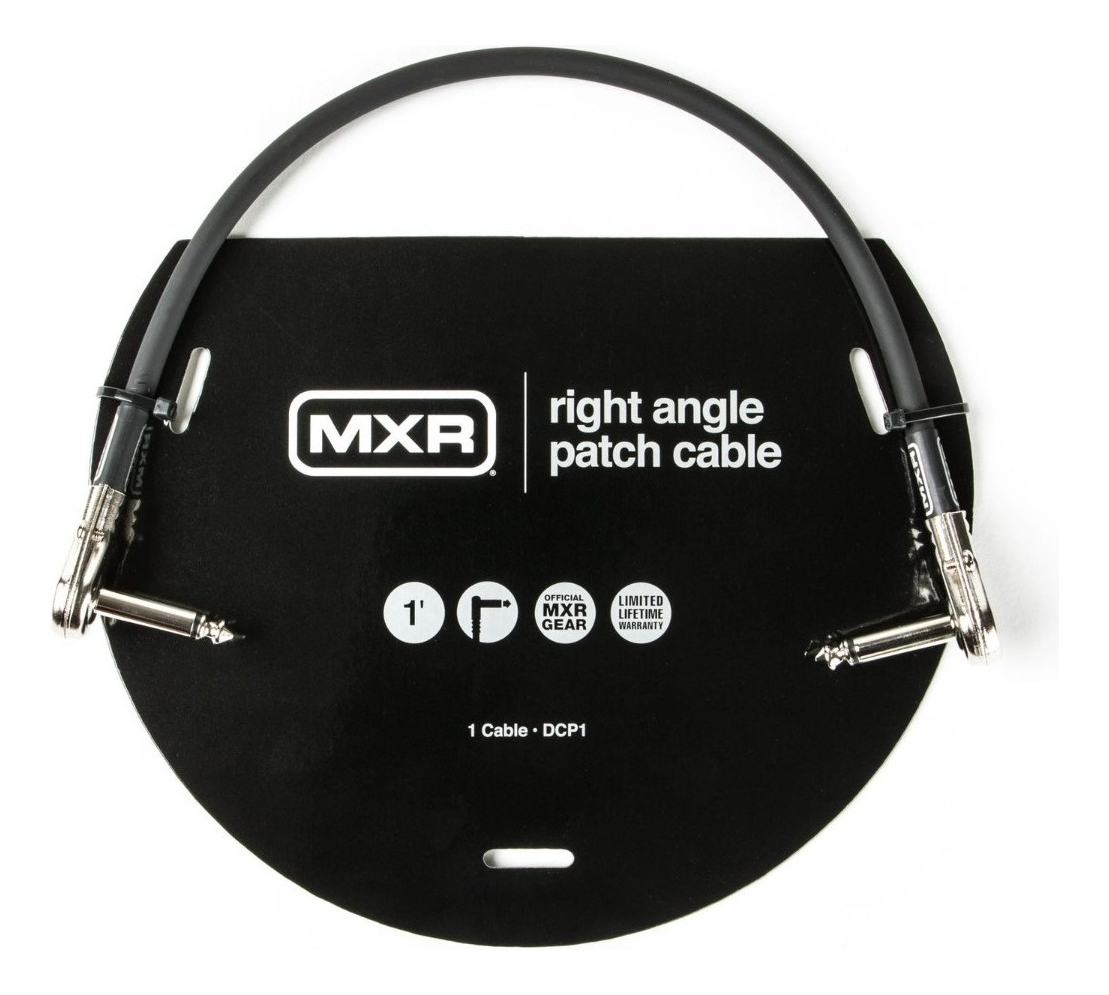 D_850013-MLU74331188680_022024-F.jpg Cable Plug Dunlop Dcp1 Mxr 30 Cm Negro Angulado - Imagen 1