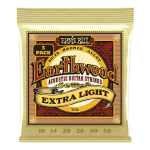 Cuerdas Guitarra Acust Pack X3 Ernie Ball 3006 Light .010