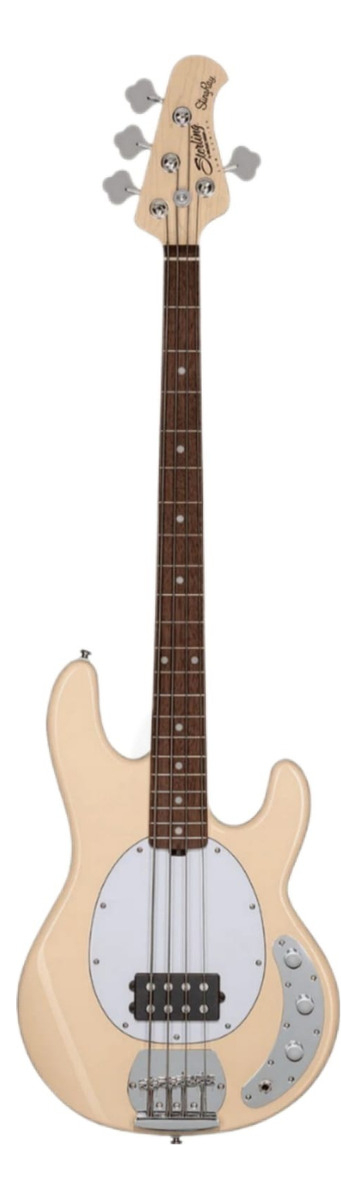 D_854992-MLU77359744175_062024-F.jpg Guía De Bajo Sterling Stingray Ray 4, Color Crema Vintage, Guía Para La Mano Derecha Diestro Vintage Cream - Imagen 1