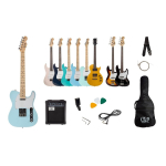 Pack Guitarra Telecaster Y Amplificador Creep Completo Dbl