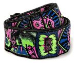 Correa Jim Dunlop P/ Guitarra - Bajo Ild05 Ilovedust Negro Animal Print - Imagen 2