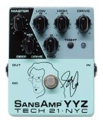 Pedal Overdrive Tech 21 Sansamp Geddy Lee Signature Yyz Shape Shifter Celeste - Imagen 3
