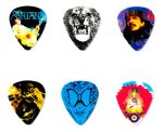 Púas Guitarra Jim Dunlop Santana Medianas 6 Unidades Celuloide Sanpt01m Mediano - Imagen 2