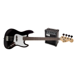 Pack Bajo Jazz Bass Y Amplificador Creep Completo Bk