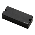 Micr?fono Para Guitarra 7c Emg 707 Black Humbucker Activo