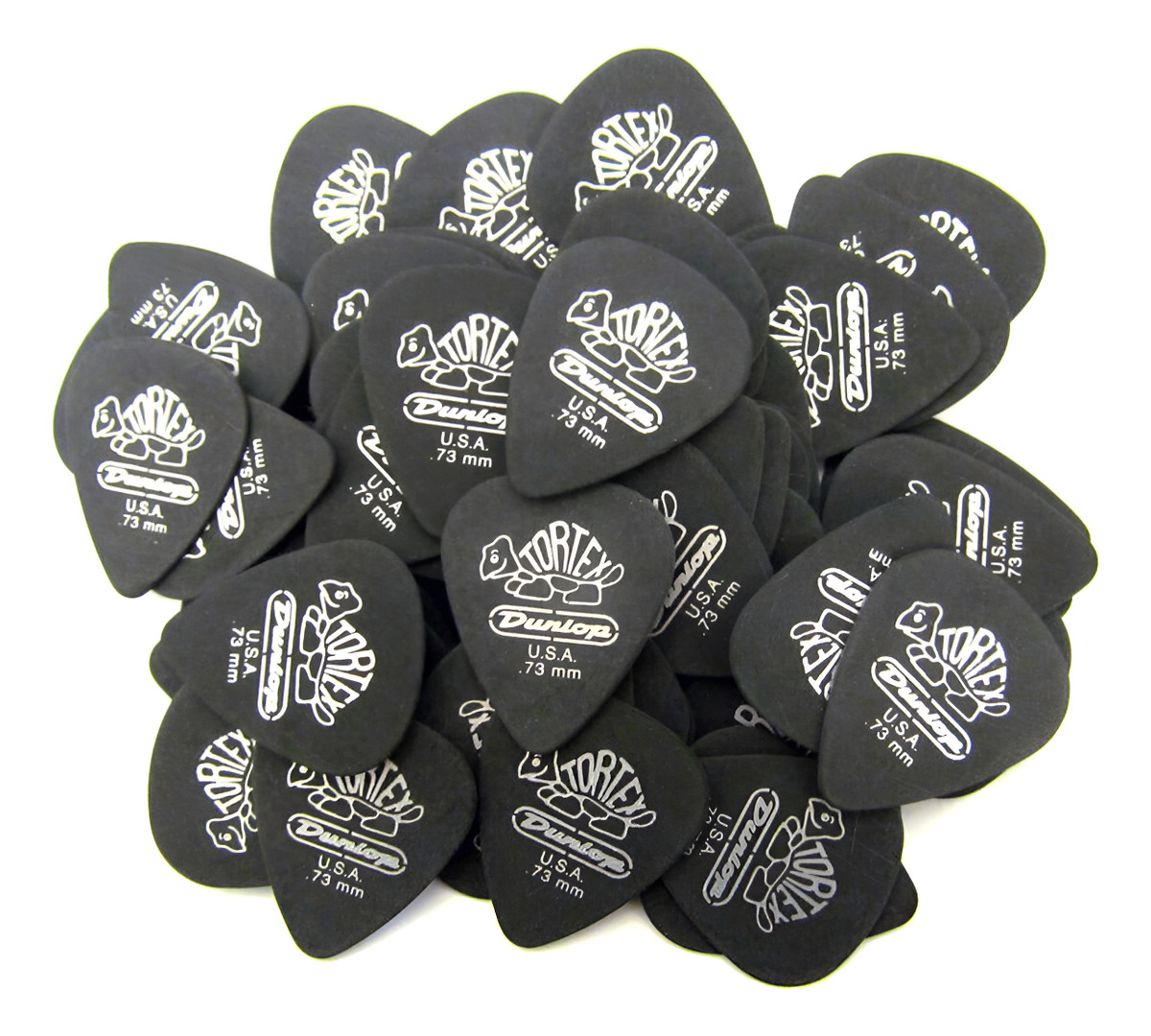 D_881277-MLC91976852732_092025-F.jpg Set De 72 U?etas Jim Dunlop Tortex Black Gold 488r 0.60 - Imagen 1