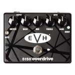 Dunlop Pedal De Efecto Overdrive Para Guitarra Evh5150 Negro