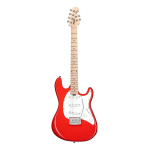 Guitarra Eléctrica Sterling Cutlass Ct30sss Fiesta Red Diapasón Arce 6 Cuerdas Diestro