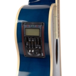 Guitarra Ac?stica Creep Con Funda Eq 5 Bandas Blue C/corte - Imagen 5