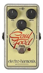 Pedal Overdrive Electro-harmonix Soul Food Gris Guitarra Eléctrica - Imagen 2