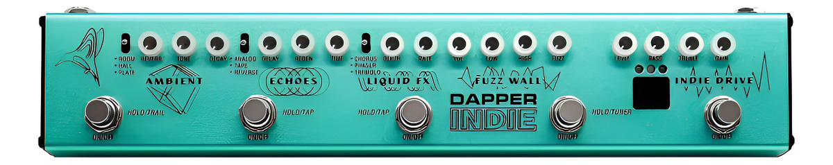 D_900936-MLC92661814883_092025-F.jpg Pedalera Multi Efectos Guitarra Valeton Dapper Indie Ves-5 - Imagen 1
