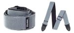 Correa Para Guitarra Eléctrica Dunlop Strap Mesh Grey Ajustable Malla 96-165cm Steel Grey - Imagen 3