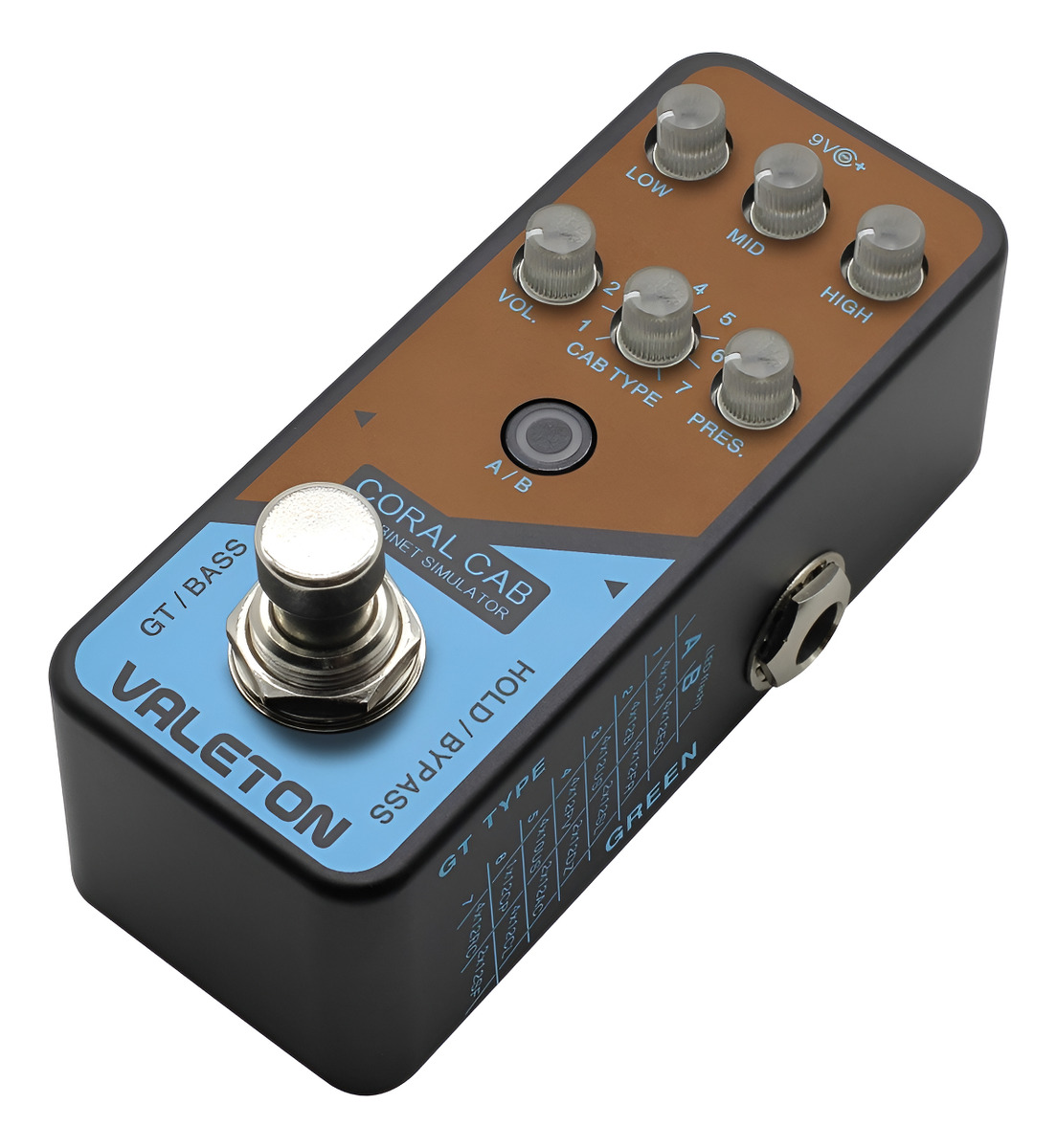 D_902210-MLC92705650687_092025-F.jpg Pedal Guitarra/ Bajo Simulador Gabinete Valeton Coral Cab - Imagen 1