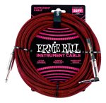 Ernie Ball Cable Instrumento P06062 7,5 Metros Negro/ Rojo - Imagen 4