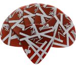 Kit De 6 Palhetas Dunlop Evh Shark Guitarra Max-grip Evhp07 Cor Vermelho/branco Tamanho 0.60 Mm Rojo/blanco [palhetas Para Instrumentos De Cuerda] 0.60mm - Imagen 5